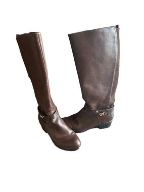 Women's Tall Brown Boots Liz Claiborne size 8.5